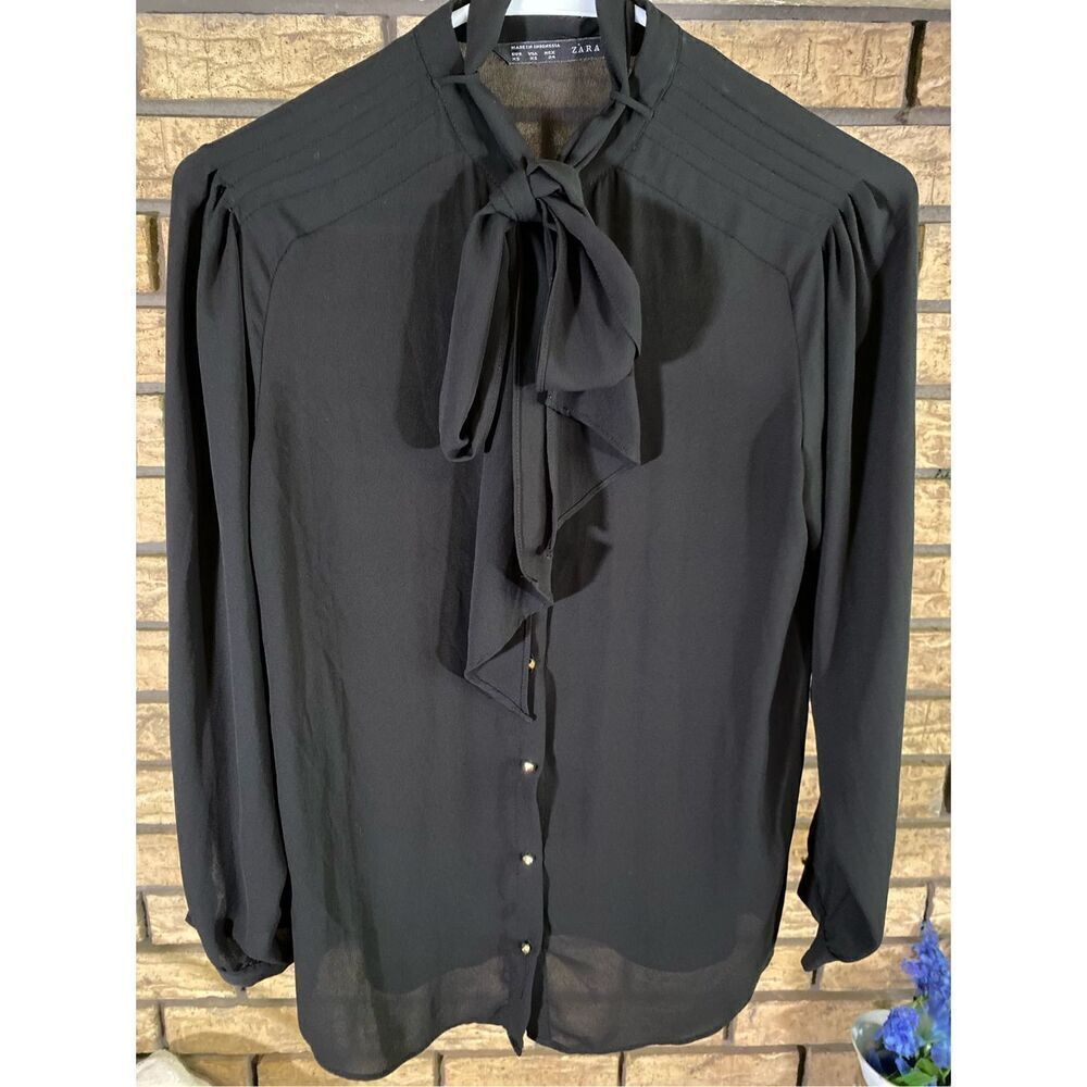 Zara Basic Button Up Blouse